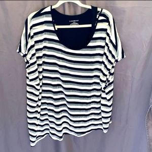 Lane Bryant 22/24 two tops in one! Black tank with